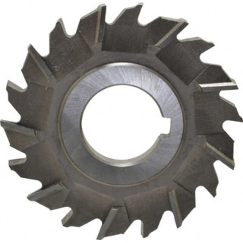 Made in USA 3 Diam x 9/32 Face Width Staggered Tooth Side Milling Cutter 1 Arbor Hole, High Speed Steel, Uncoated, 18...